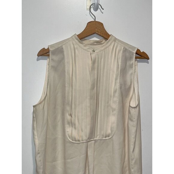 Polo Ralph Lauren Cream Tunic Sleeveless Top Women's Size 12 - Picture 3 of 8